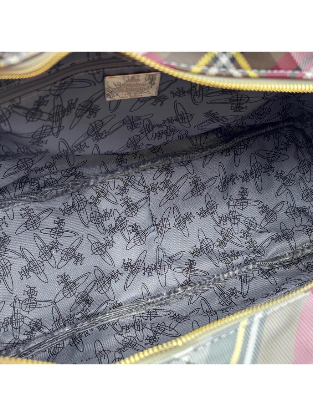 Vivienne Westwood Derby Tartan Bowler Bag - Picture 10 of 11